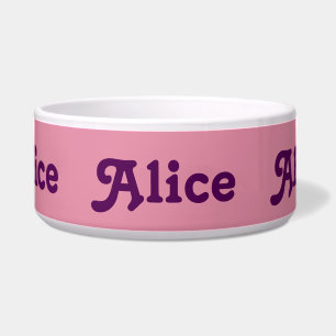 Dog Bowl Alice