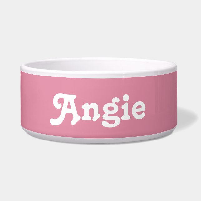 Dog Bowl Angie (Front)