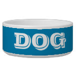 Dog Bowl by Janz Large Steel Blue