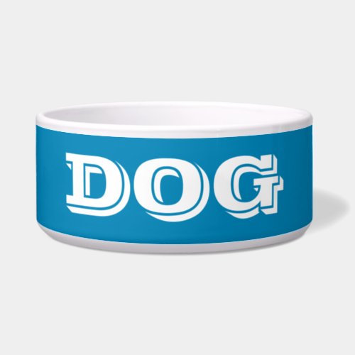 Dog Bowl by Janz Large Steel Blue