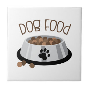 Dog Bowl Ceramic Tile