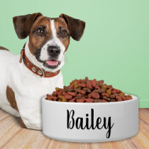 Dog Bowl Personalized Pet Water Food Ceramic Dish