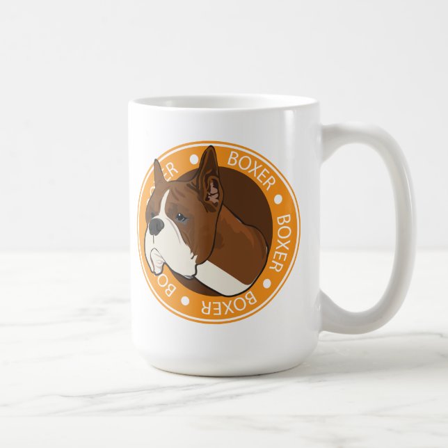 Dog Boxer Coffee Mug (Right)