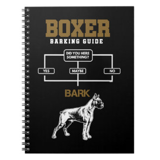 Dog Boxer Guide ic paw Notebook