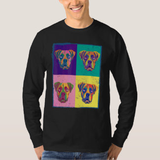 Dog Boxer Pet Animal Painting Graphic T-Shirt