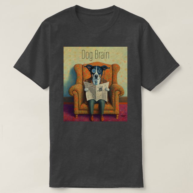 Dog Brain T-Shirt (Design Front)