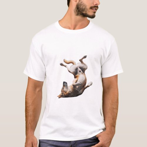 Dog Breakdancing Spinning Pop Beat T_Shirt