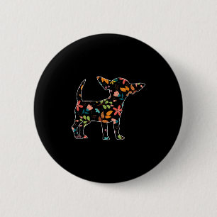 Dog Breed Animal Lover Men Women Gift Cute Pet Chi Button