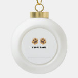 Dog Breed Art Prints | dog lover Ceramic Ball Christmas Ornament