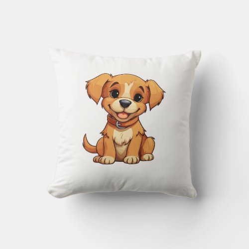 Dog Breed Art Prints  dog lover Throw Pillow