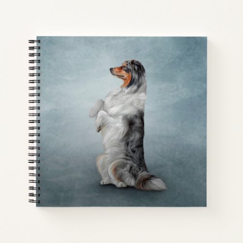 Dog breed Australian Shepherd Notebook