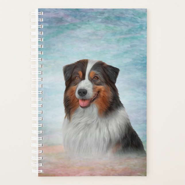 Dog breed Australian Shepherd Planner (Front)