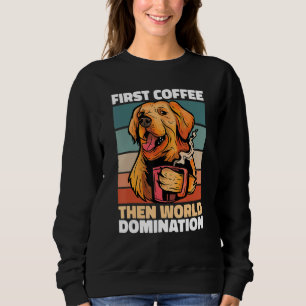 Dog Breed Coffee Golden Retriever Sweatshirt