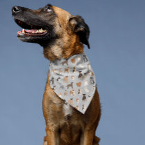 Dog Breed Dog Lover Fun Pattern  Bandana