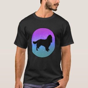 Dog Breed English Springer Spaniel Dog Space Galax T-Shirt