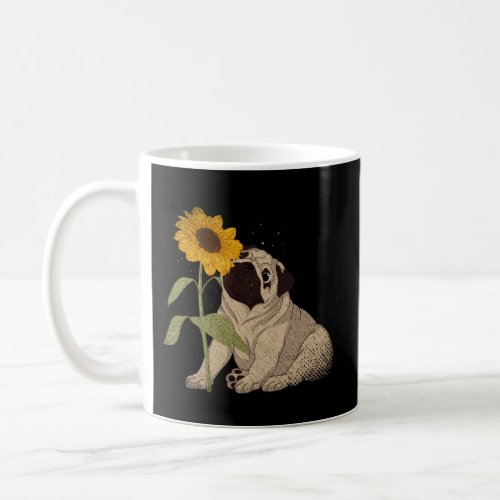 Dog Breed Flower Pet Owner Dog Animal Sunflower Pu Coffee Mug