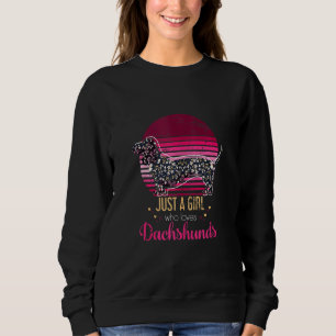 Dog Breed Pet Mom Women Dachshund Sweatshirt