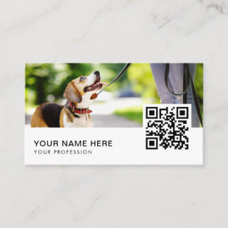 dog breeder business cards QR Code 