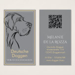 Dog Breeder QR Code Kennel grey