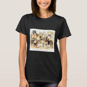 Dog Breeds Terrier Setter Pug Mastiff And More Vin T-Shirt
