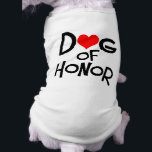 Dog Bridal T-Shirt<br><div class="desc">Include your best friend in your wedding ceremony with a bridal dog t-shirt.</div>