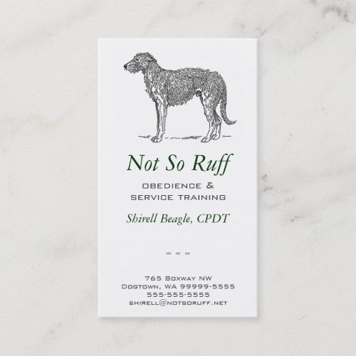 Dog Business Business Card Template