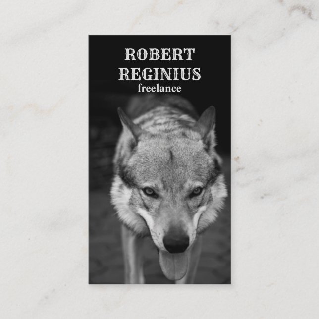 Dog Business Card (Front)