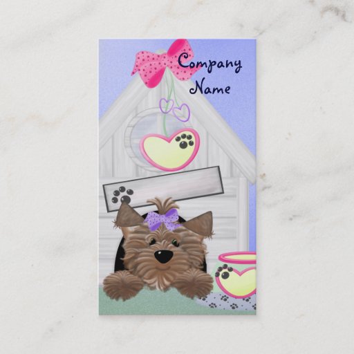 Customizable Dog Business Card