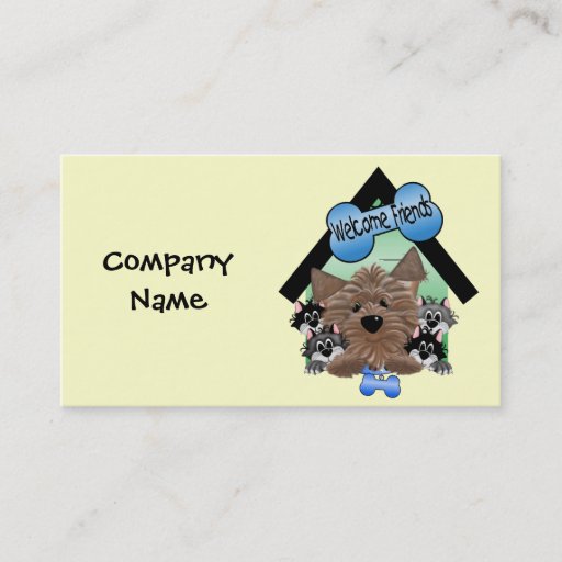 Customizable Dog Business Card