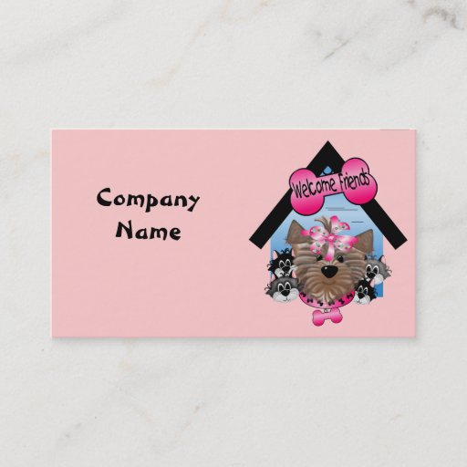 Customizable Dog Business Card