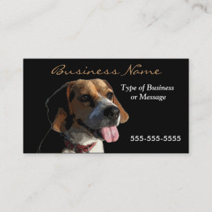 Dog Business Card Template - Beagle