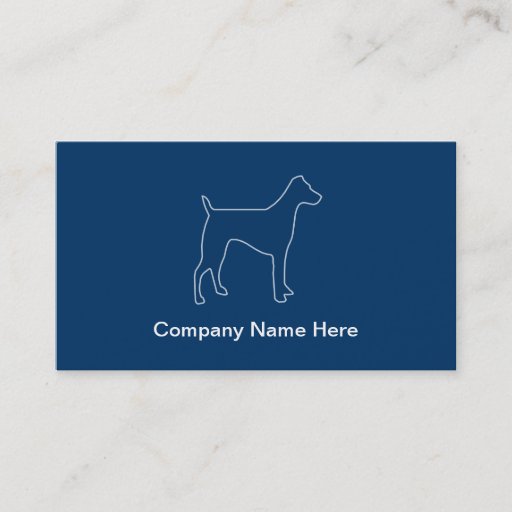 Customizable Dog Business Cards