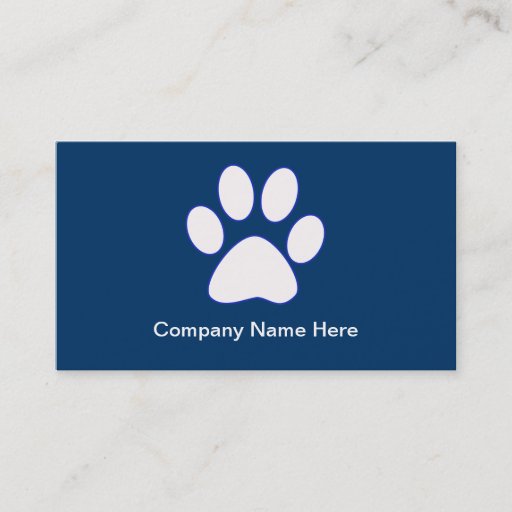 Customizable Dog Business Cards