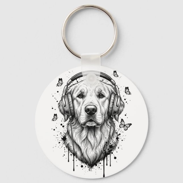 Dog Business Keychain (Front)