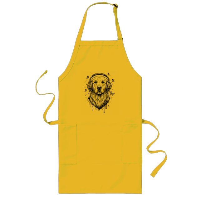 Dog Business Long Apron (Front)