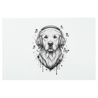 Dog Business Metal Print