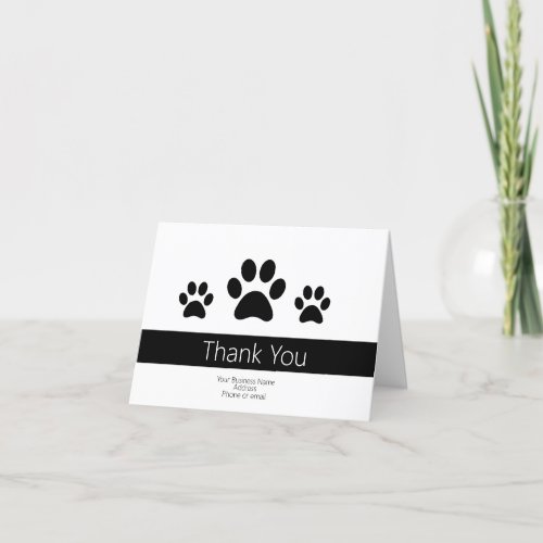 Dog Business Thank You Notes