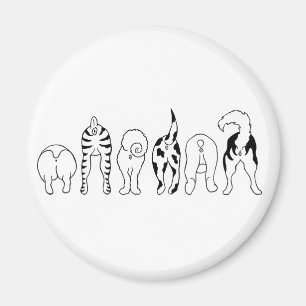 Dog Butts Magnet