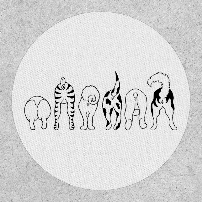 Dog Butts Patch (Front)