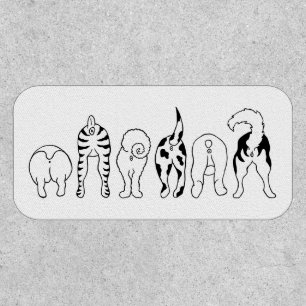 Dog Butts - Rectangle Patch