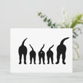 Dog Butts Silhouette (Standing Front)