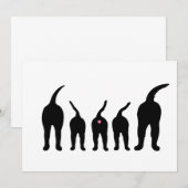 Dog Butts Silhouette (Front/Back)