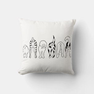 Dog Butts - Throw Pillow