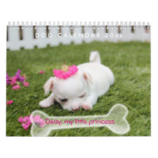 Dog Calendar 2025 Cute Puppy Add Photo