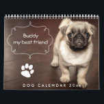 Dog Calendar 2026 Add Your Photo<br><div class="desc">Create a one-of-a-kind Dog Calendar 2026 by adding your own photo! Showcase your pup’s cutest moments month by month for a keepsake or gift. Perfect for dog moms,  dads,  and pet lovers who want a fun and personal way to celebrate their furry friend all year long.</div>