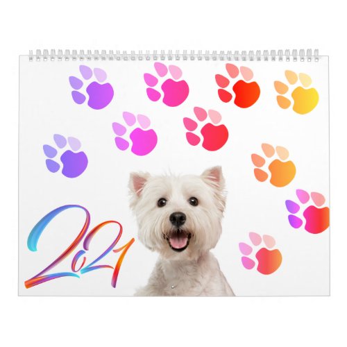 Dog Calendar With Different Breed Per Month