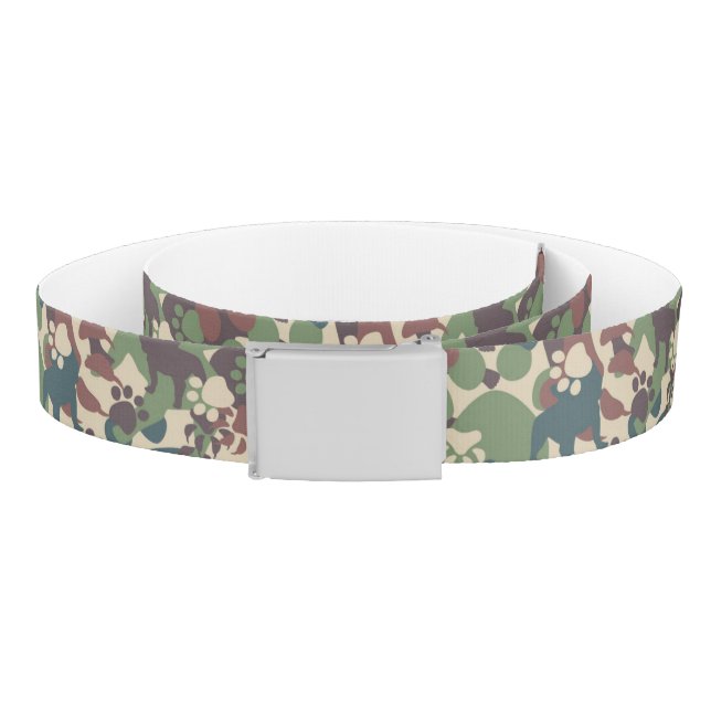 Dog Camouflage Pattern Belt (Coil)