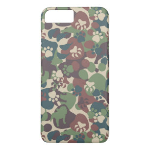 Dog Camouflage Pattern iPhone 8 Plus/7 Plus Case