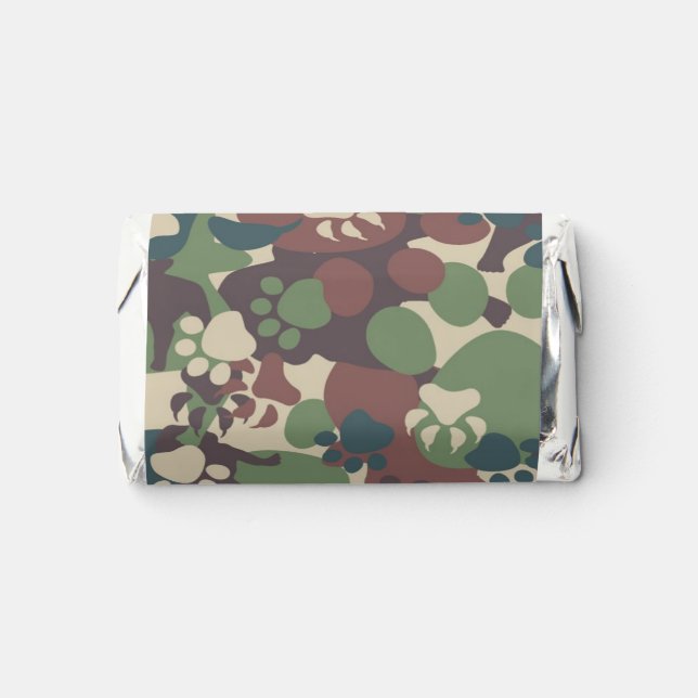 Dog Camouflage Pattern Hershey's Miniatures (Front)
