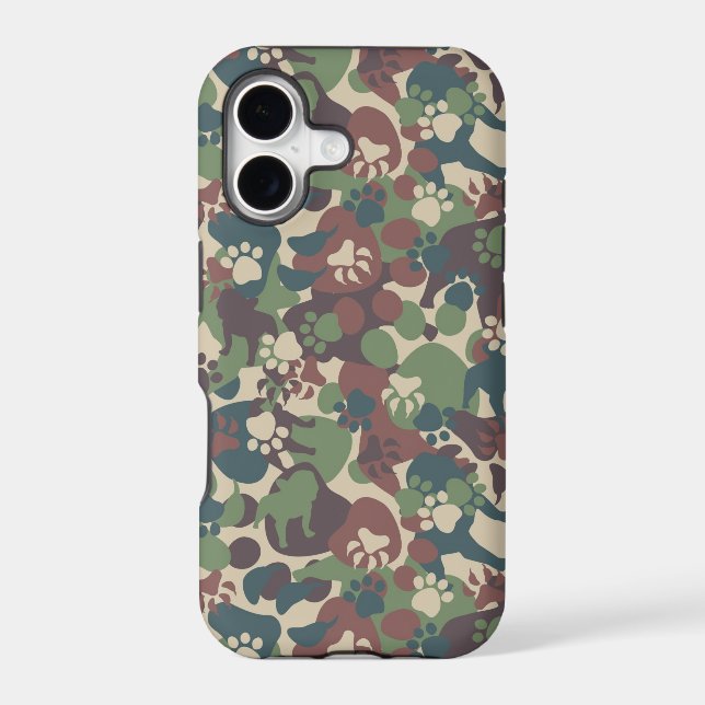 Dog Camouflage Pattern Iphone Case (Back)